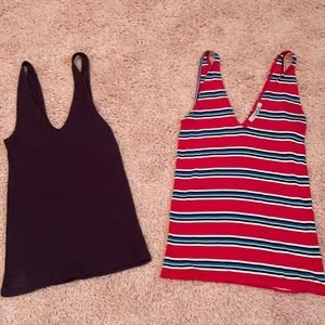 Express V-neck tanks
